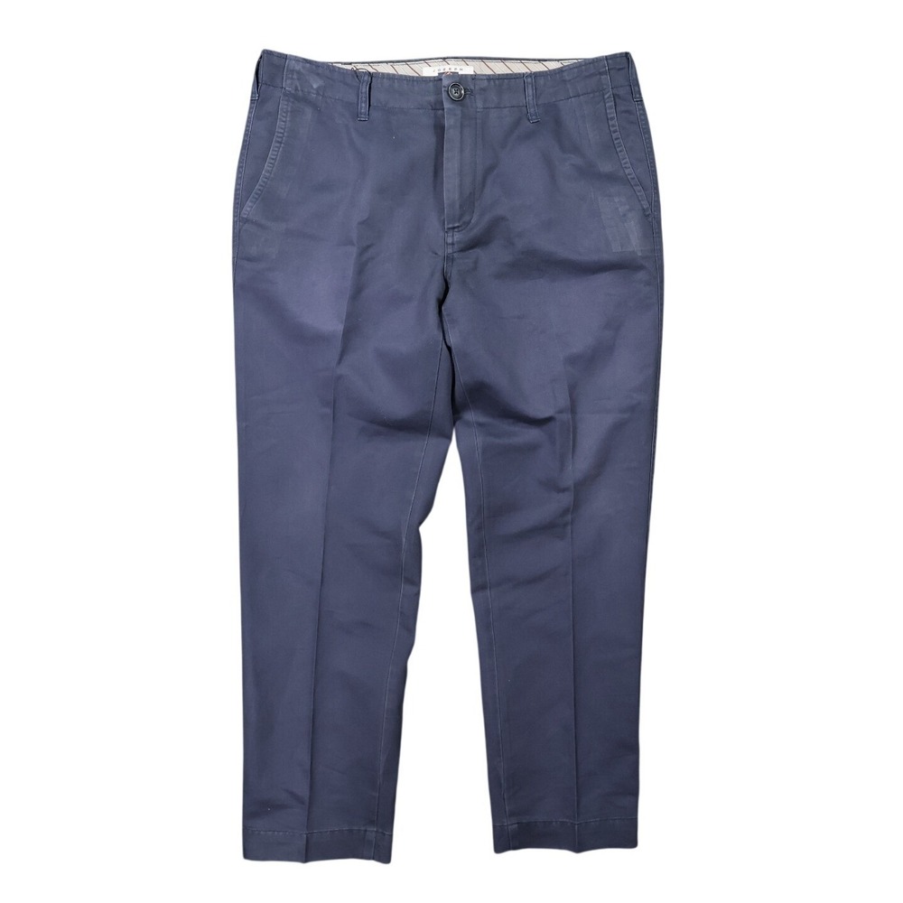 Joseph Abboud Chino Pants Mens 36x30 Navy‎ Blue Excellent Cotton Straight Leg
